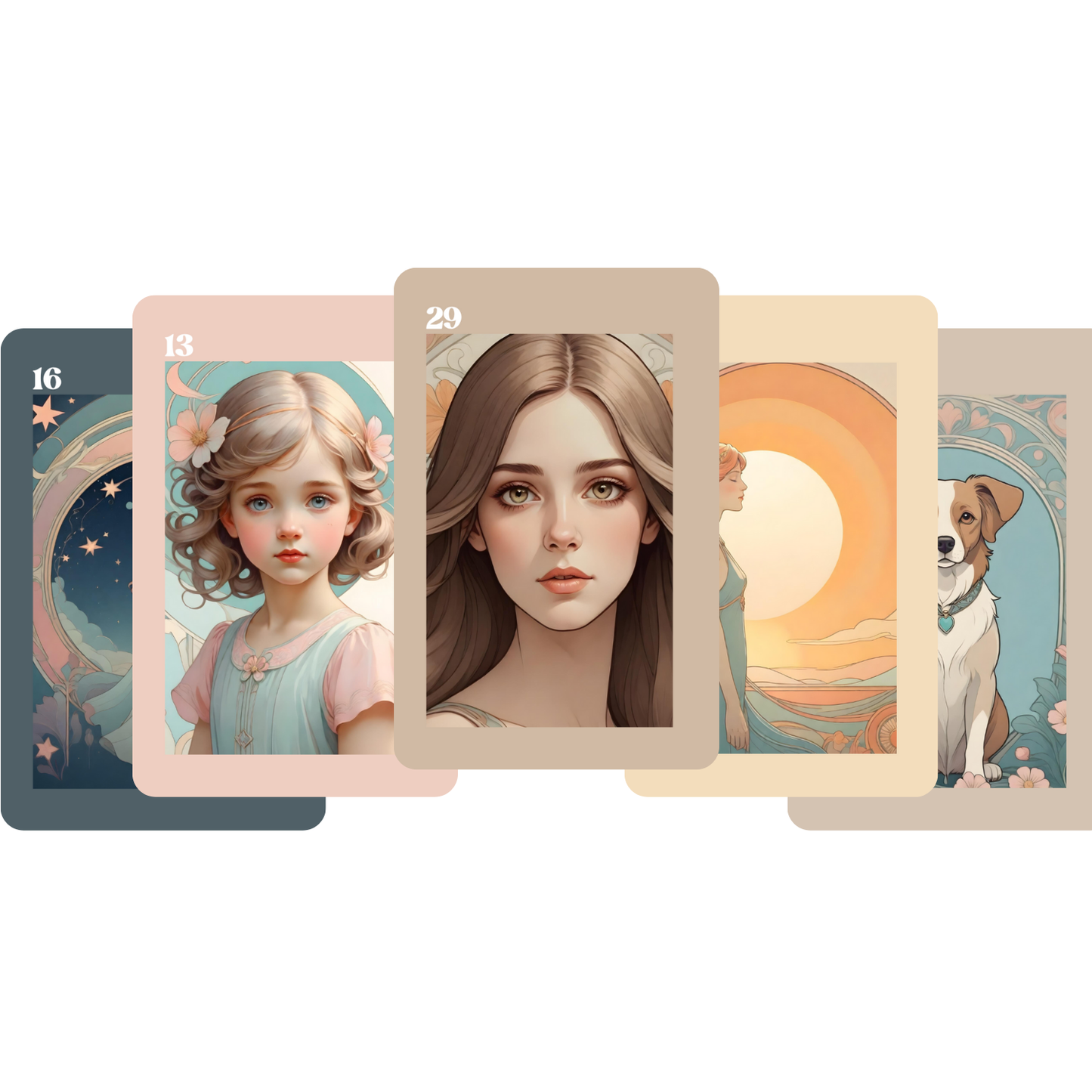 Ethereal Lenormand, oráculo con 36 ilustraciones inspiradas en la belle epoque.