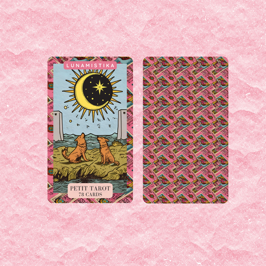 NUEVO Tarot pocket 78 cartas, tarot RWS, tarot de viaje, tarot clásico, tarot rosa, tarot aprendizaje, juego de adivinación, tarot evolutivo