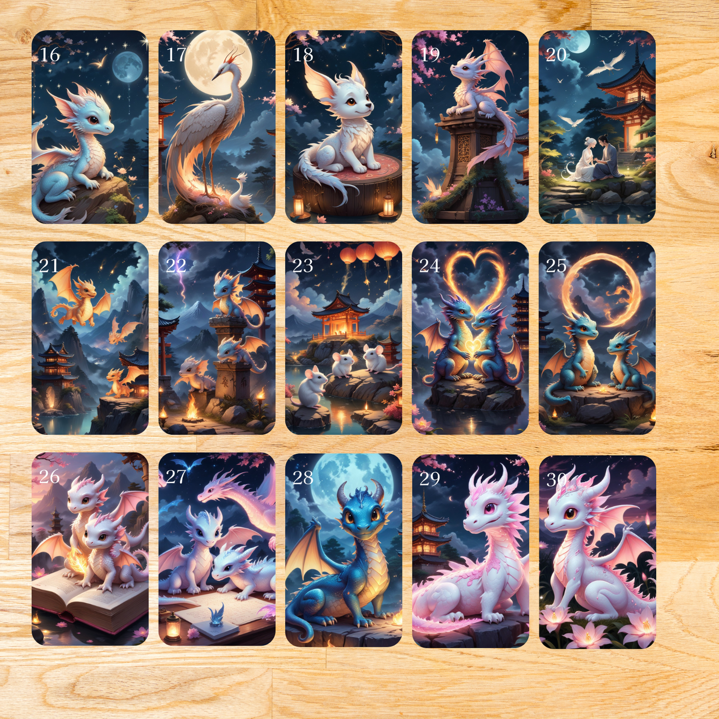 Ryu Lenormand, oráculo con 36 ilustraciones inspiradas en nuestras criaturas fantásticas favoritas, Dragones!