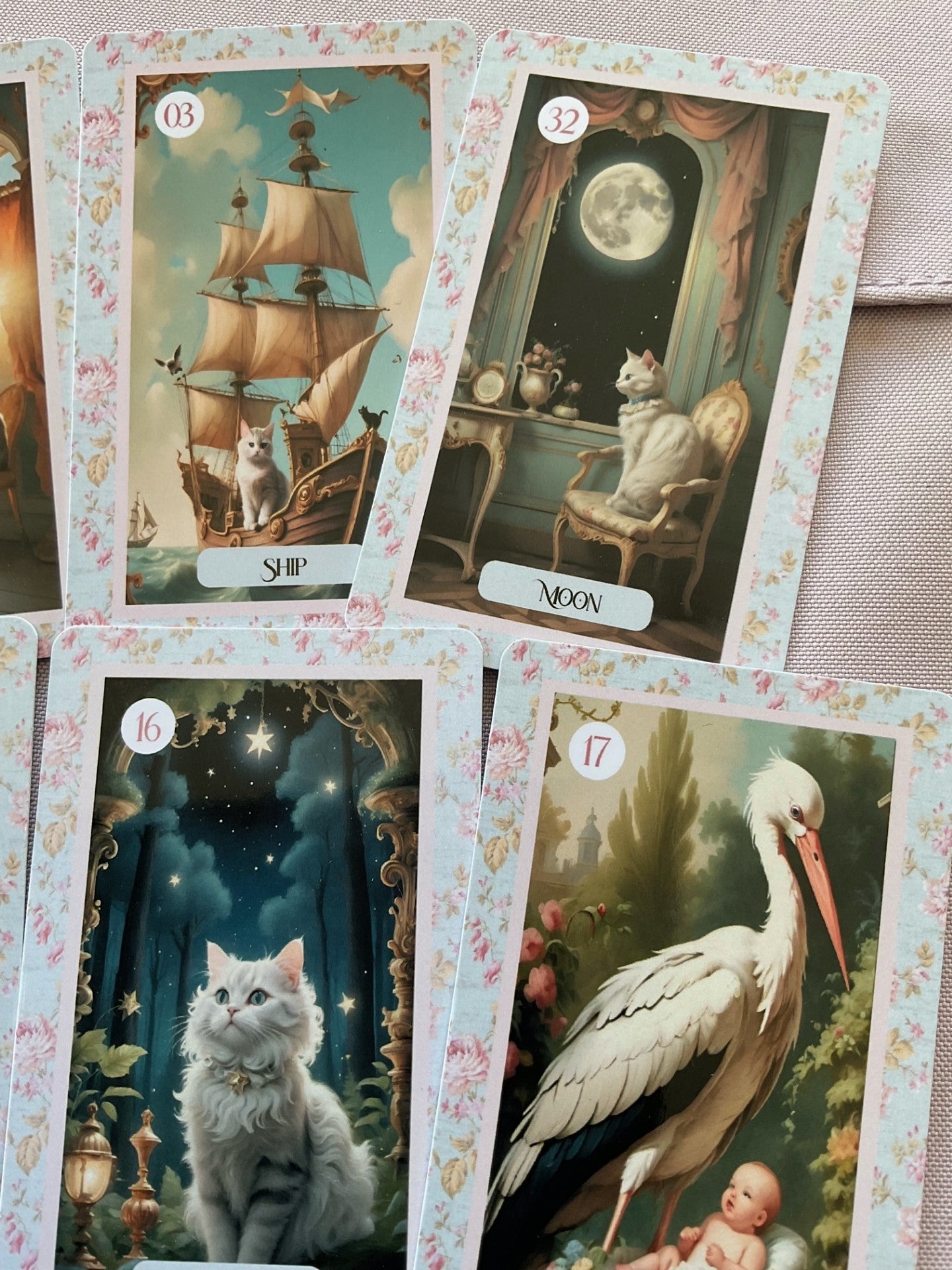 Lenorcats Lenormand, oráculo con 36 ilustraciones inspiradas en nuestros felinos favoritos, gatos!